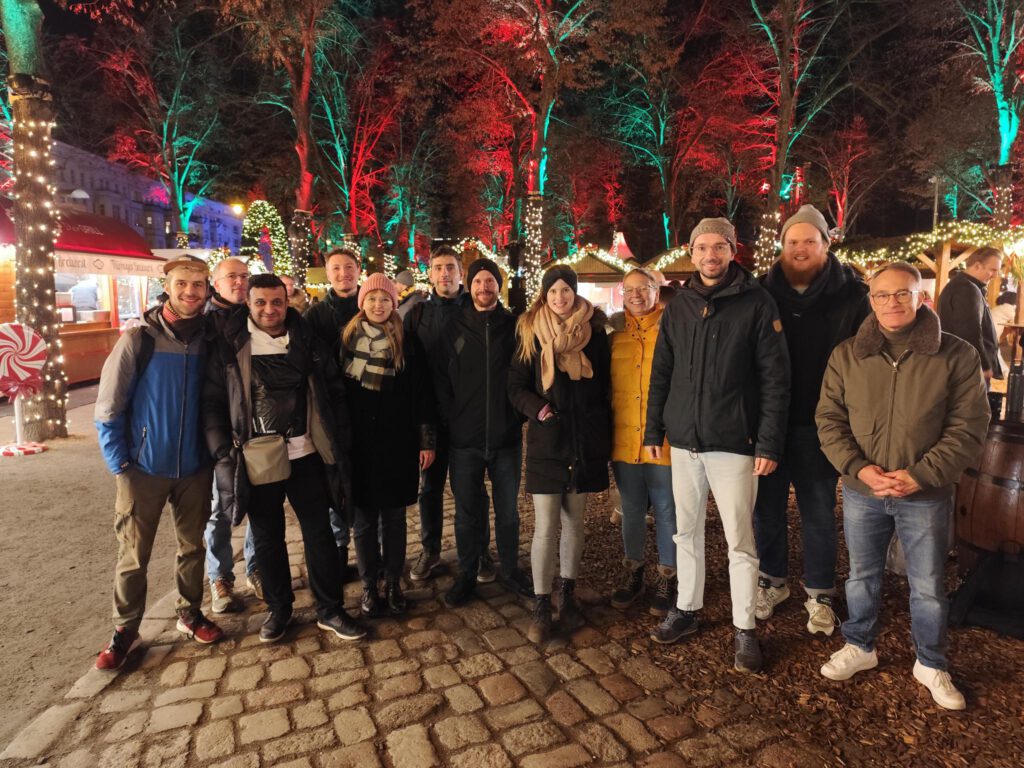 Rapid Berlin auf dem Weihnachtsmarkt am Schloss Charlottenburg